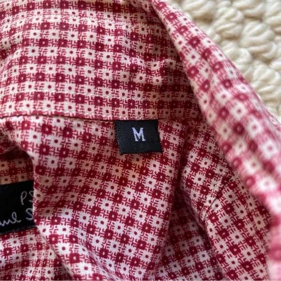 Mens Paul Smith red & white checkered shirt - Picture 11 of 15